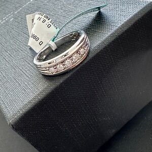 Effy Silver Band with Intricate Detailing